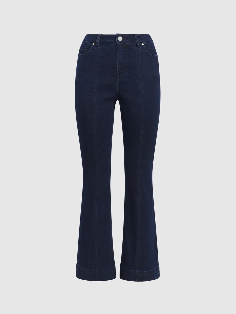 NWT - Laura Flared Pintuck Jeans - Royal Blue - Size 14